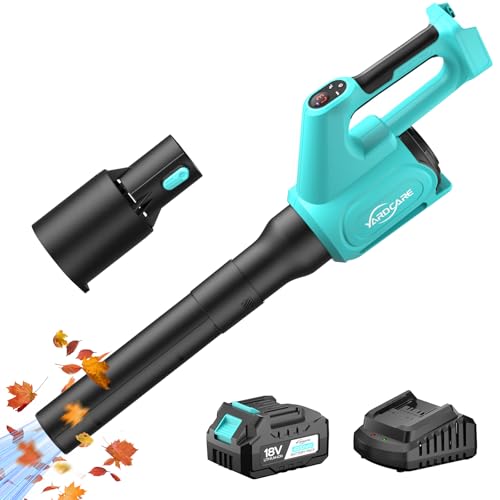YARDCARE Akku-Laubbläser mit Akku und...
