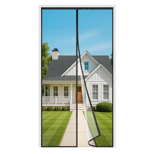 Fliegengitter Balkontür Magnet, 90x220cm...