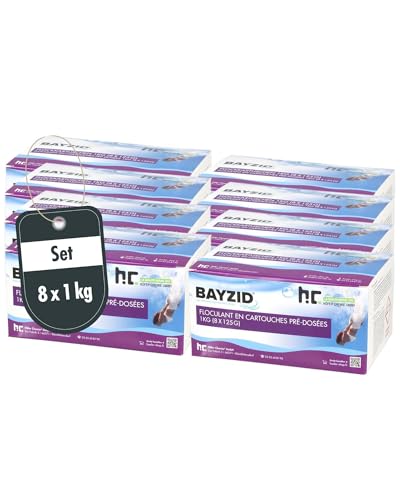 Höfer Chemie Flockkartusche Pool 8 x 1kg...