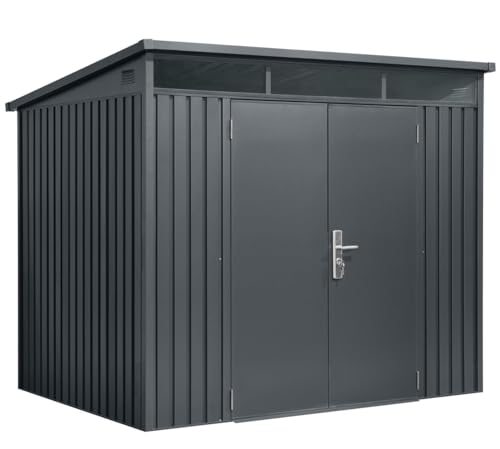 Gerätehaus Metall mit Fenster 4,5m² |...