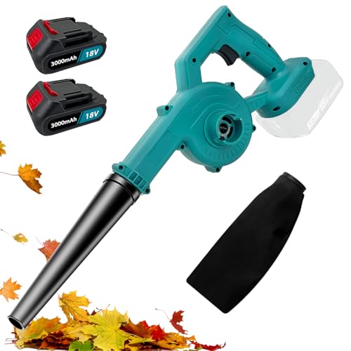 Akku-Laubbläser mit 2× 3.0Ah Akkus und...