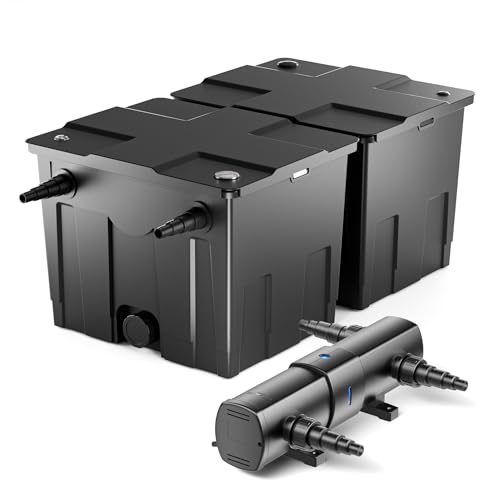 Wiltec Komplettset: CBF-350B Teichfilter bis...