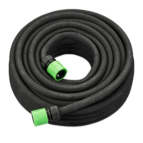 Relaxdays Tropfschlauch, 25 m, Perlschlauch...
