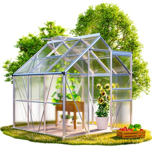 GARDEBRUK® Gewächshaus Aluminium 3,6m² mit...