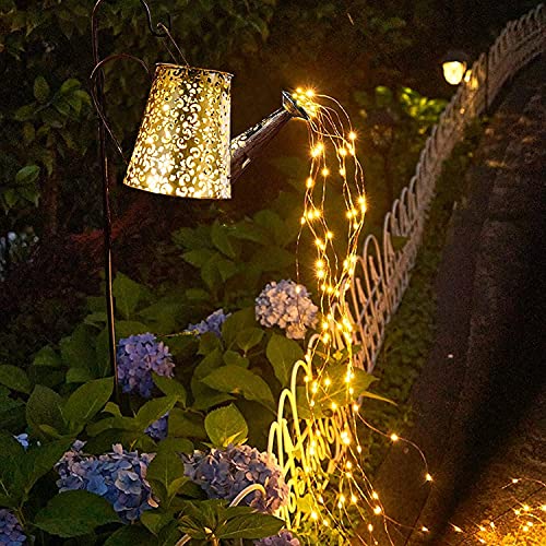 Solar Gießkanne Lichter Gartendeko...