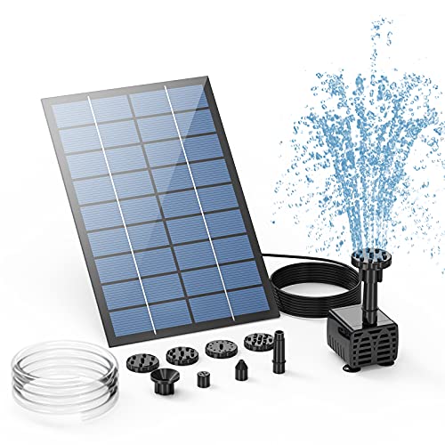 AISITIN Solar Springbrunnen 2.5W DIY Solar...