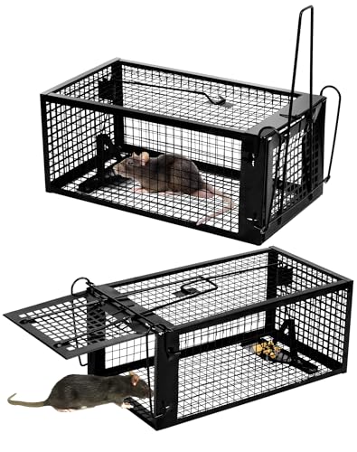 NETONDA 2 Stück Lebendfalle Ratte XXL...