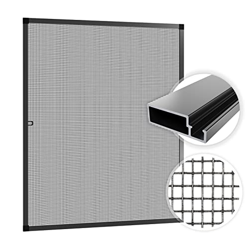 SAMUFLY Fliegengitter mit Alurahmen anthrazit...