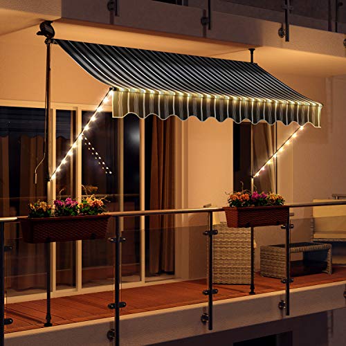 Swing & Harmonie Markise mit LED Beleuchtung...