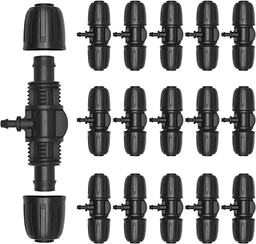 Gartenbewässerung T Barbed Tee Anschluss 1/2...