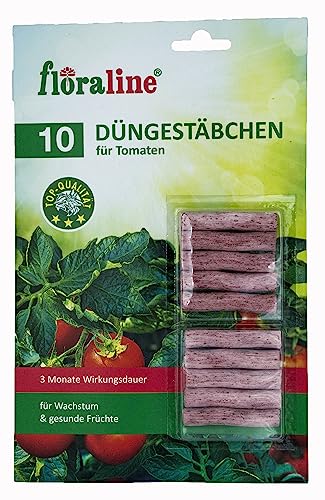 floraline® | 10x Tomaten - Düngestäbchen |...