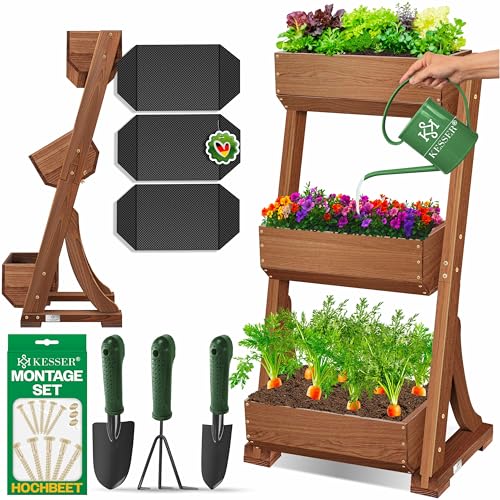 KESSER® Hochbeet mit 3 Etagen Premium...
