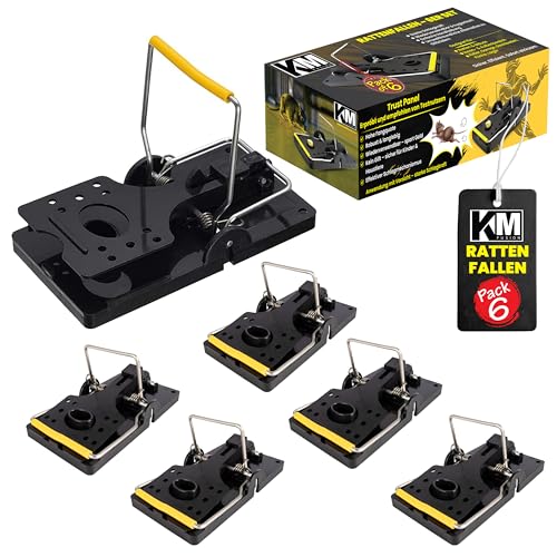 KMFusion Rattenfalle – 6 x große robuste...