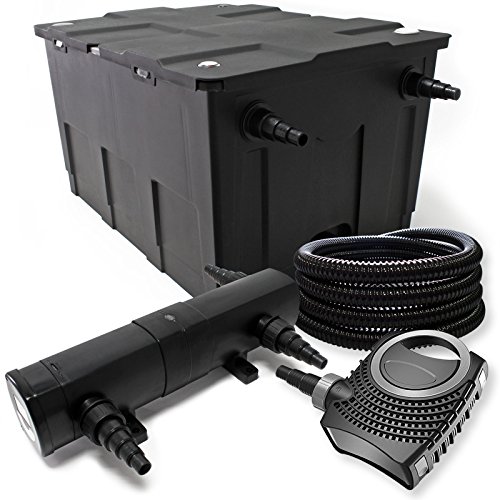 Wiltec Komplettset: CBF-550 Teichfilter bis...