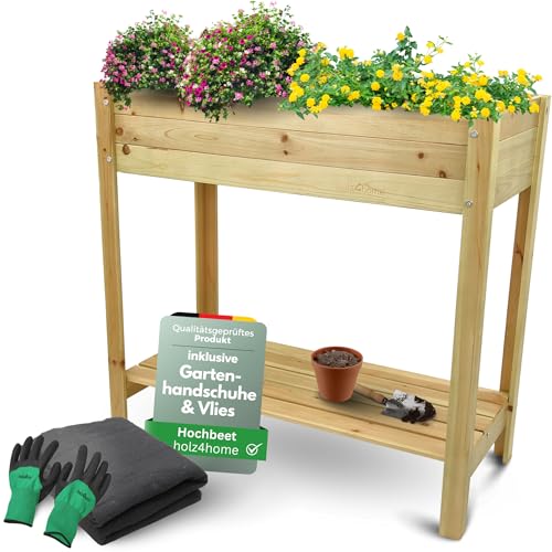 holz4home® Hochbeet inkl. Vlies-,...