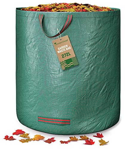 GardenGloss 1x Gartenabfallsack mit Griffen -...