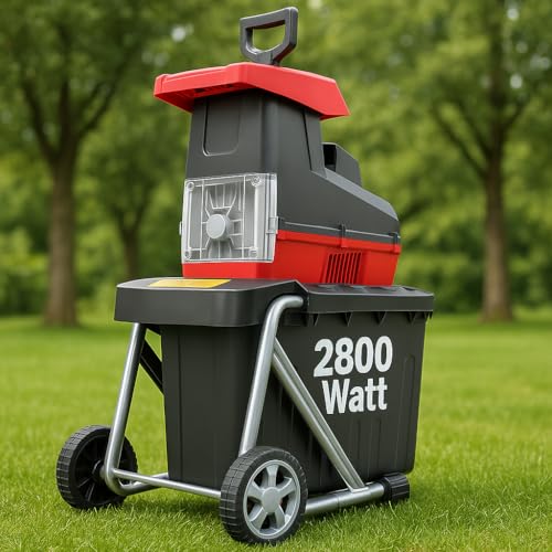 ONBEST Häcksler Garten – 2800 Watt Motor...