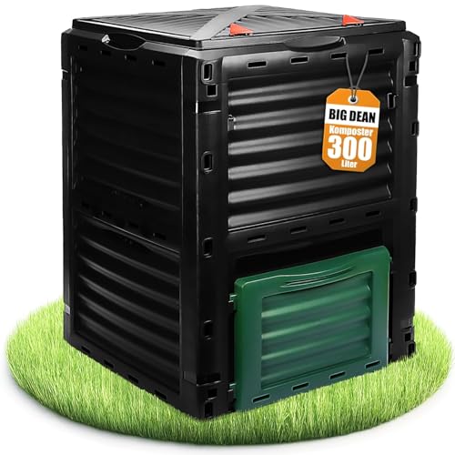 BigDean Komposter Garten 300 Liter –...