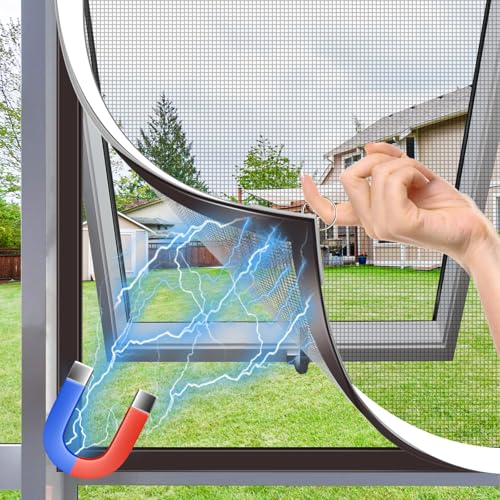 MLEJU Fliegengitter Fenster Magnet, DIY...