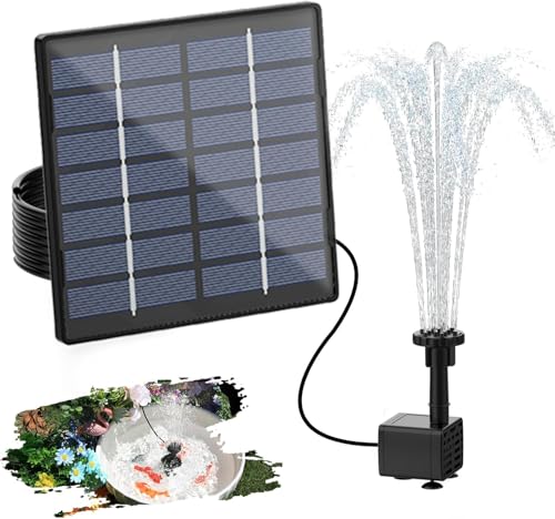 AISITIN Solar Springbrunnen für Außen,...