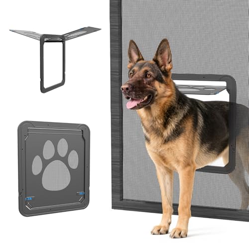 NAMSAN Haustierklappe Fliegengitter mit...