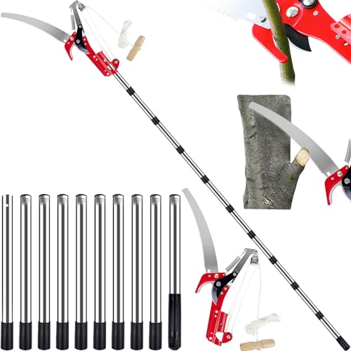 Astschere Teleskop mit Astsäge, 82-402cm...