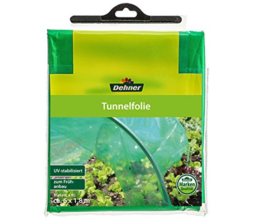 Dehner Tunnelfolie zur Anzucht, 6 x 1.8 m,...