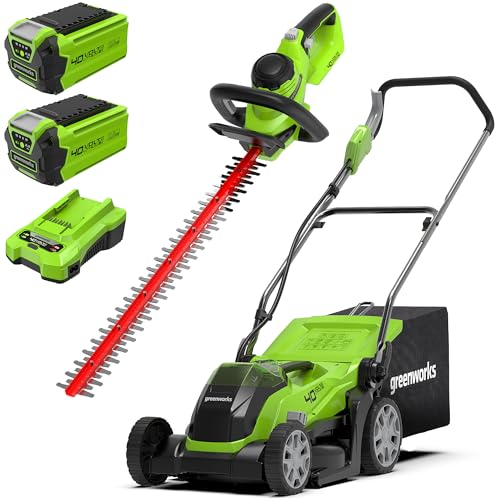 Greenworks Akku-Rasenmäher 40V 35cm + Akku...
