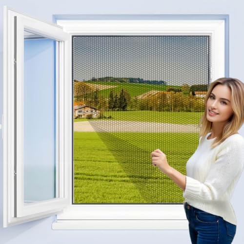 Goaycer Fliegengitter Fenster,Insektenschutz...