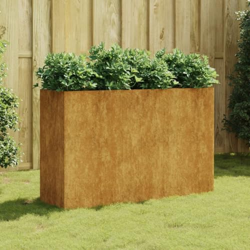 Hochbeet 120x40x80 cm aus Cortenstahl in...