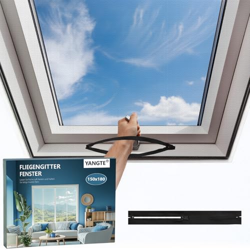 YANGTE Fliegengitter Fenster Fliegengitter...