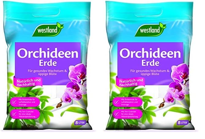 Westland Orchideen Erde, 8 l – Blumenerde...