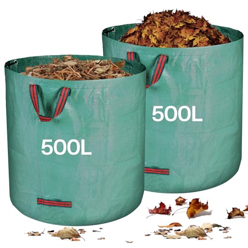 Zanfqvo Gartenabfallsack Stabil 2 x 500L -...