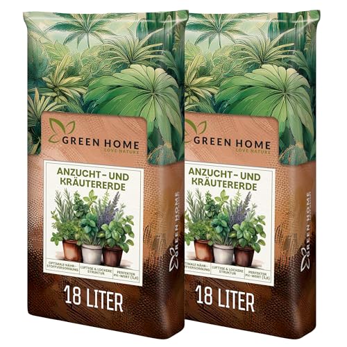 Green Home Anzucht- & Kräutererde 36L –...