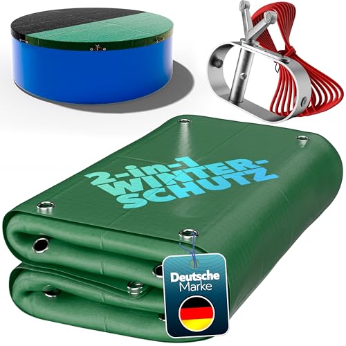 poolomio® Pool Winterabdeckung rund für...