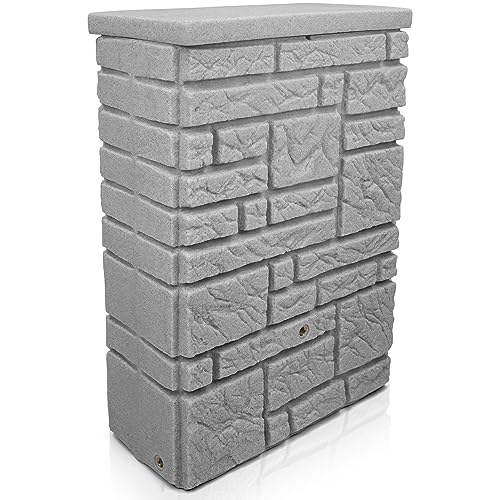 YourCasa Regentonne 300 Liter [StoneRain] mit...