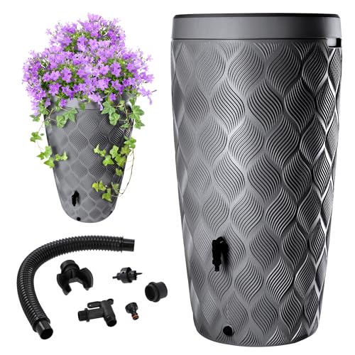 KADAX Regentonne mit im Deckel integrierter...