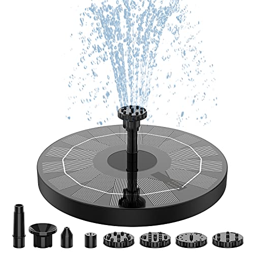 AISITIN Solarbrunnen für Draussen, 2.5W...