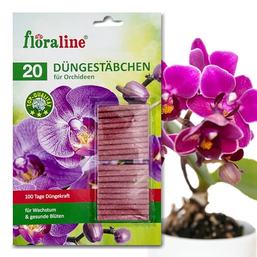 floraline® | 20x Orchideen - Düngestäbchen...