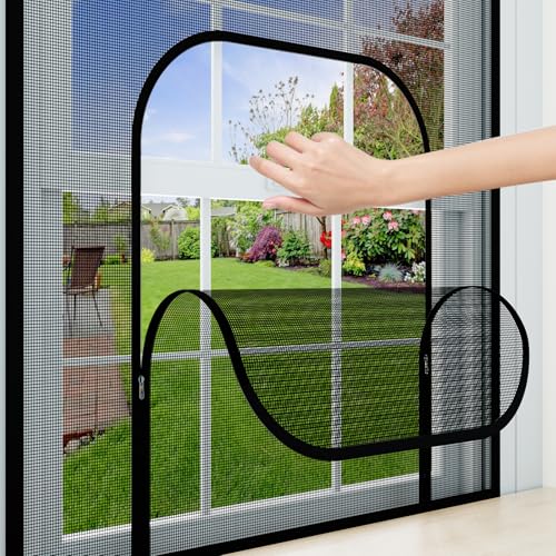 fowong Fliegengitter Fenster 100x120cm, 10x...