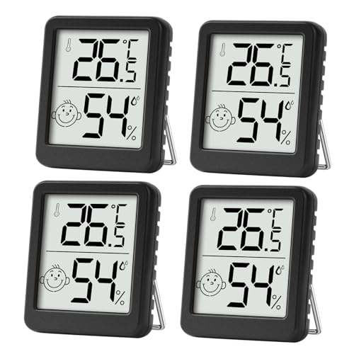 PAIRIER Hygrometer Innenthermometer Mini LCD...