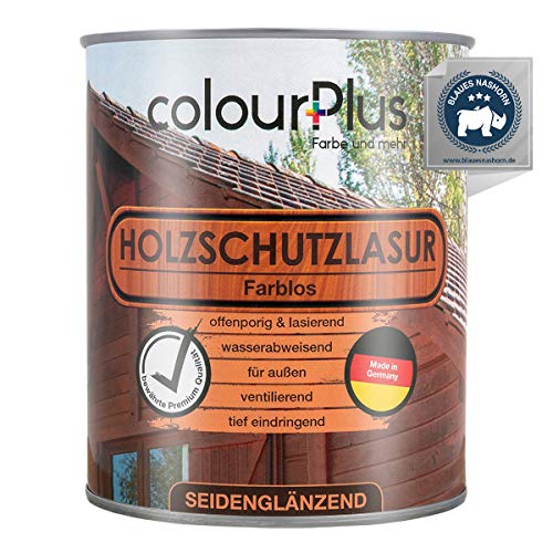 colourPlus® Holzschutzlasur (750ml, farblos)...