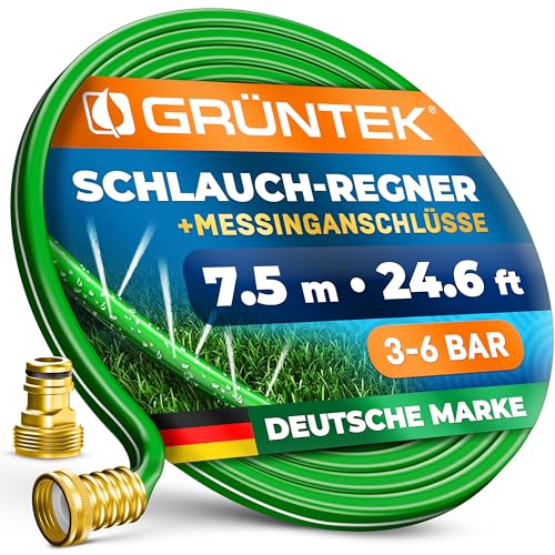 GRÜNTEK Schlauch-Regner, Sprühschlauch,...