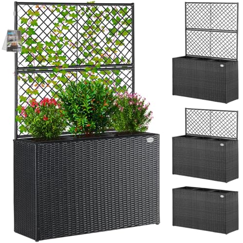 Casaria® Blumenkasten Rankgitter 3...