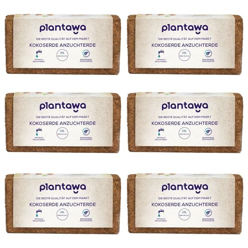 PLANTAWA Kokoserde Anzuchterde 60L | 100%...
