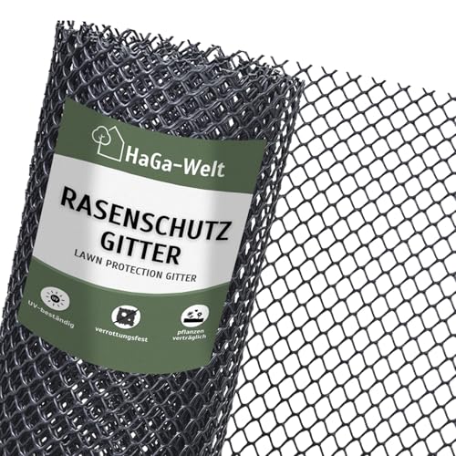 HaGa Rasenschutzgitter 2m x 5m aus Kunststoff...