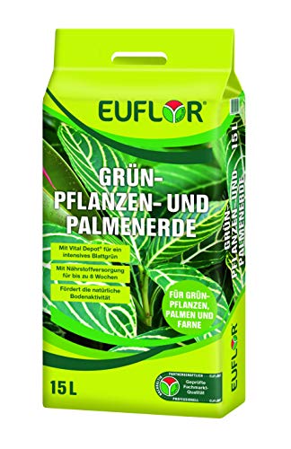 Euflor Grünpflanzen- und Palmenerde 15 L...
