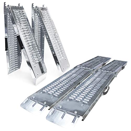 VOUNOT® 2 x Faltbare Auffahrrampe,...