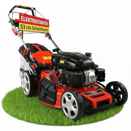 HECHT 5-IN-1 Benzin Rasenmäher –...