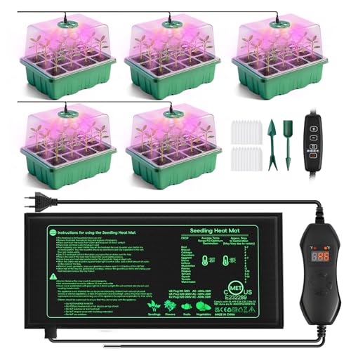 YAUNGEL Zimmergewächshaus Anzuchtkasten mit...